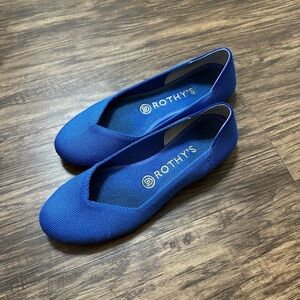 Rothy’s Cornflower Blue Flats Size 7.5
